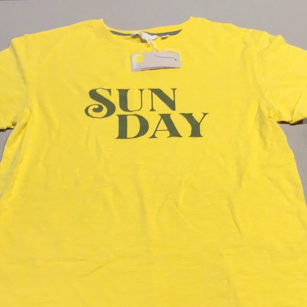 Boden Sunday Turn Up Cuff Cotton T Shirt